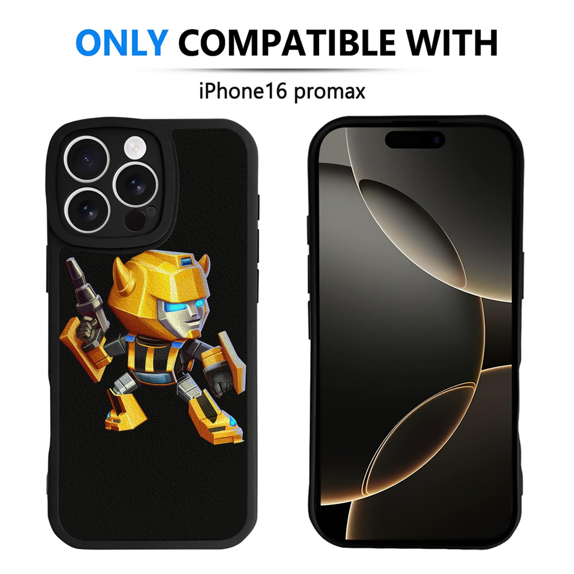 （画像用） Transformers トランスフォーマー 【iPhone 16シリーズ対応】シリコンスマホケース（レザー調） 材質：シリコン